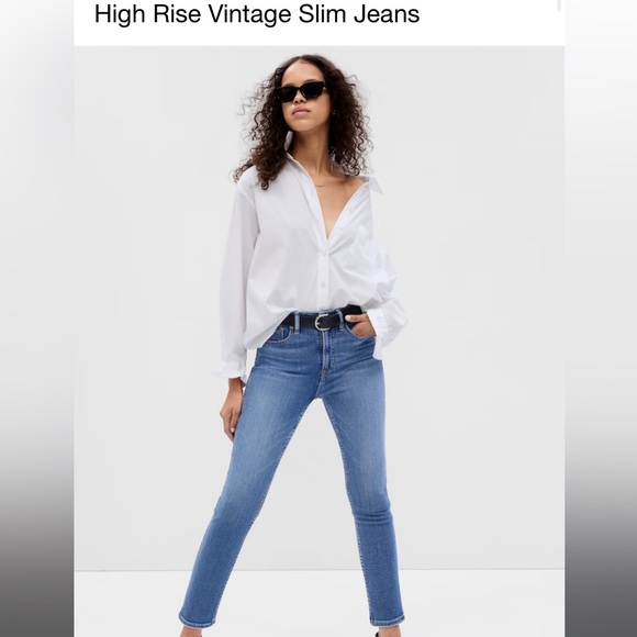 GAP High Rise Vintage Slim Jeans - Picture 5 of 7